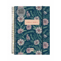 Diary Finocam Daisy Multicolour A5 15,5 x 21,2 cm 2024-2025