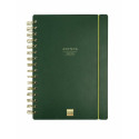 Diary Finocam Haiku Green A5 15,5 x 21,2 cm 2024-2025