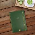 Diary Finocam Haiku Green A5 15,5 x 21,2 cm 2024-2025