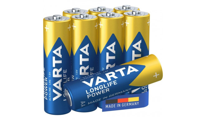 Patareid Varta Long Life Power AA (LR06) (8  Tükid, osad)