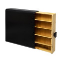 Kafijas Kapsulu Organizators 5five Noir Kitchen 33 x 31 x 7,5 cm Melns Metāls