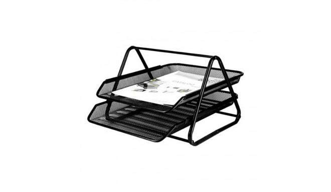 Classification tray Q-Connect gxa100 Black Metal Plastic 30 x 35 x 18,5 cm