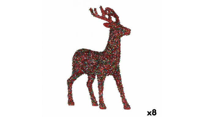 Christmas Reindeer Krist+ R201-068Z R201-068Z Multicolour Christmas Reindeer 15 x 45 x 30 cm Glitter