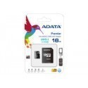 Adata memory card microSDHC 16GB UHS-I Class10 + adapter