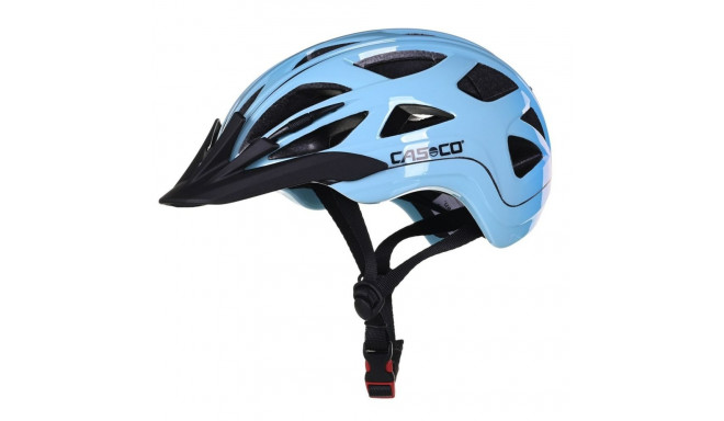 Adult's Cycling Helmet Casco ACTIV2 J Black Light Blue 52-56 cm