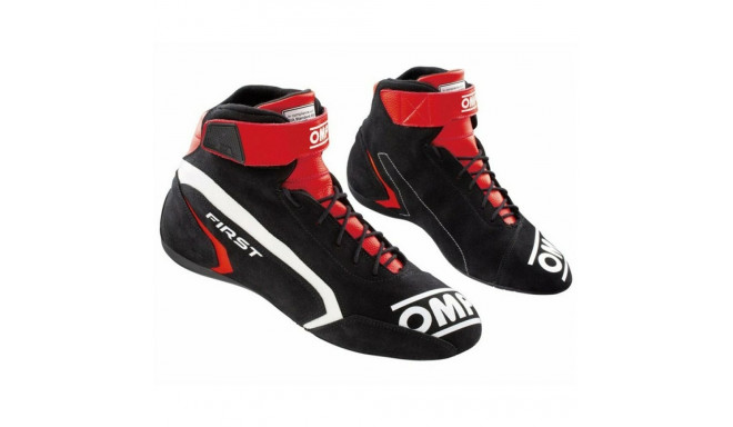 Racing Ankle Boots OMP FIRST Black/Red 44