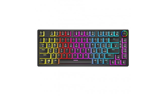 Klaviatuur Savio PHENIX Red Pro Must QWERTY