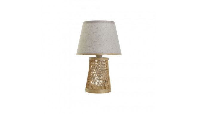 Desk lamp DKD Home Decor Brown Natural Bamboo 50 W 220 V 24 x 24 x 37 cm