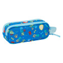 Kahe tõmblukuga pliiatsikarp The Paw Patrol Pups rule Sinine 21 x 8 x 6 cm