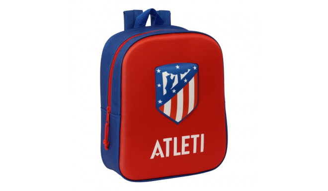 Kooliseljakott Atlético Madrid Punane 22 x 27 x 10 cm 3D