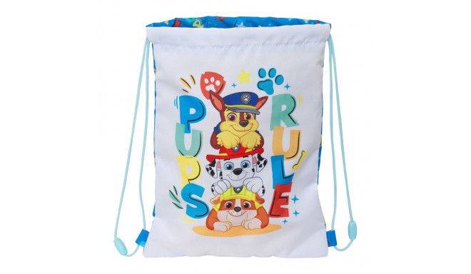 Backpack with Strings The Paw Patrol Pups rule Blue 26 x 34 x 1 cm