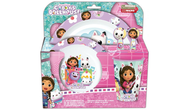 Children's dish set Gabby's Dollhouse Party (5 Pieces)