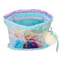 Сумка-рюкзак на веревках Frozen Cool days Фиолетовый Небесный синий 26 x 34 x 1 cm
