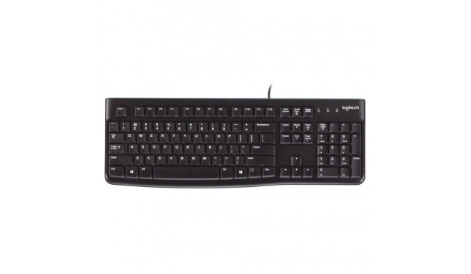 Klaviatuur Logitech K120 Must Hispaaniakeelne Qwerty Qwerty US