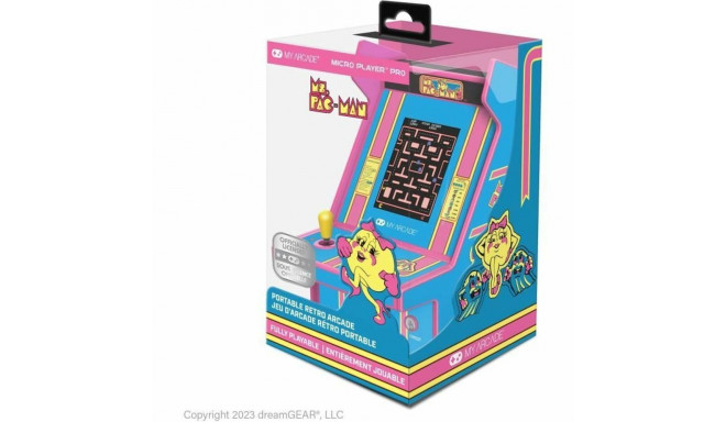 Pārnēsājama Spēļu Konsole My Arcade Micro Player PRO - Ms. Pac-Man Retro Games Zils