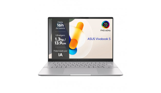 Ноутбук Asus VivoBook S 14 OLED M5406NA-QD082W 14" 16 GB RAM 512 Гб SSD Испанская Qwerty AMD Ryzen 5