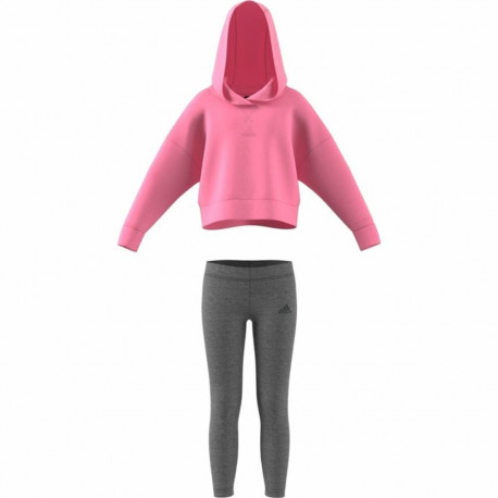 Children's Sports Outfit Adidas Fleece Light Pink - 4-5 Years