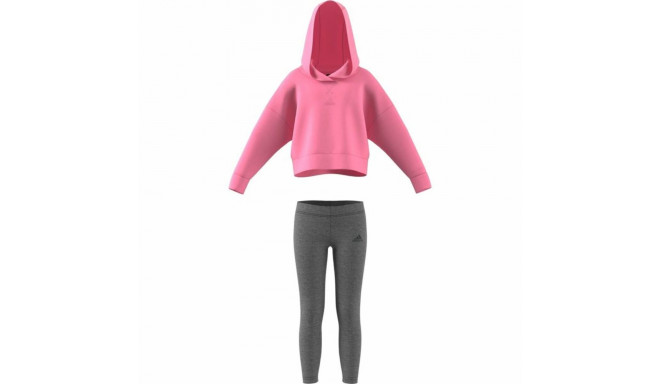 Children's Sports Outfit Adidas Fleece Light Pink - 4-5 Years