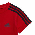 Children's Sports Outfit Adidas 3 Stripes Red - 0-3 Months