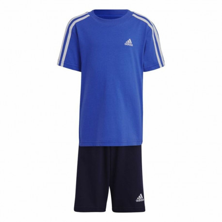 Children's Sports Outfit Adidas 3 Stripes Blue - 3-4 Years