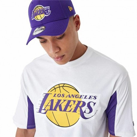 Lühikeste Varukatega Spordisärk New Era 60435482 Valge (S)