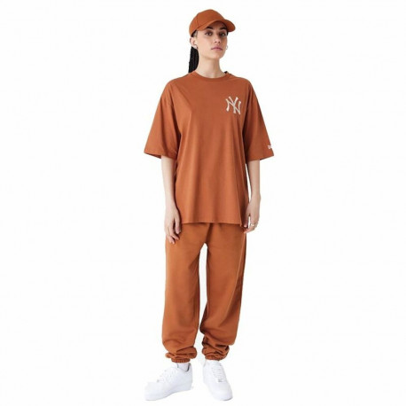 Lühikeste Varukatega Spordisärk New Era LEAGUE ESSNTLS LC OS TEE NEYYAN 60435552 Pruun (XL)