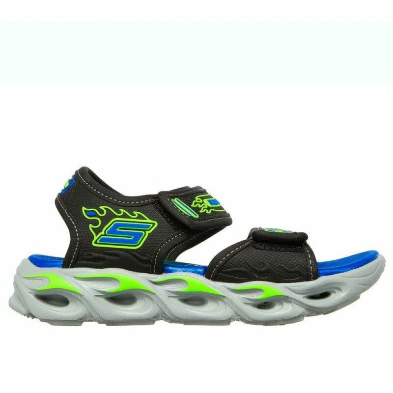 Children s sandals Skechers Lights Thermo Splash Black 37 Sandals Photopoint.lv