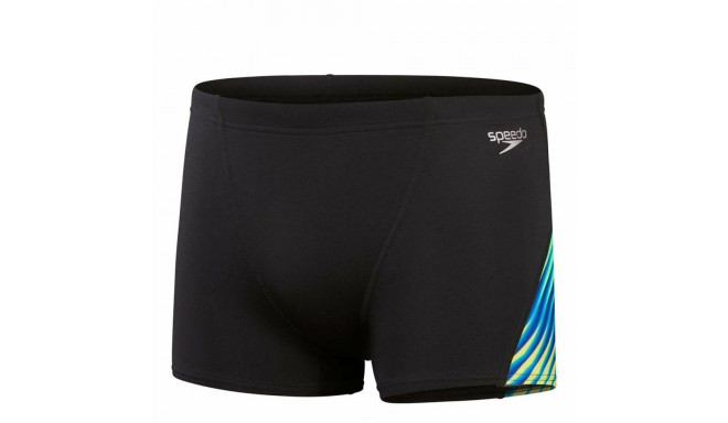 Boys Swim Shorts Speedo Allover Digi V-Cut Black - 32