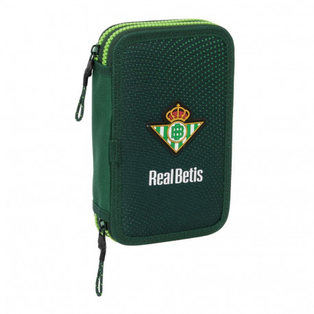 Kahekordne Pliiatsikarp Real Betis Balompié Roheline 12.5 x 19.5 x 4 cm 28 Tükid, osad