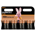 Leelispatareid DURACELL LR06 LR6 AA 1.5V (8 pcs)