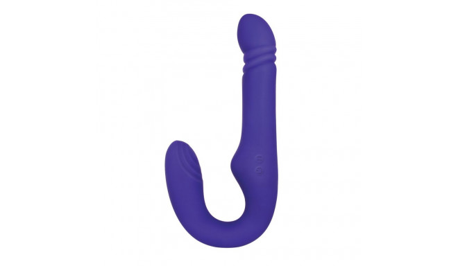 Double Penetration Stroker Adam & Eve Ultimate Thrusting Strapless Purple