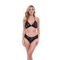 Apakšveļas Komplekts Baci Lingerie Bra & Panty Melns (M/L)