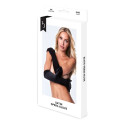 Cimdi Baci Lingerie Satin Opera Melns