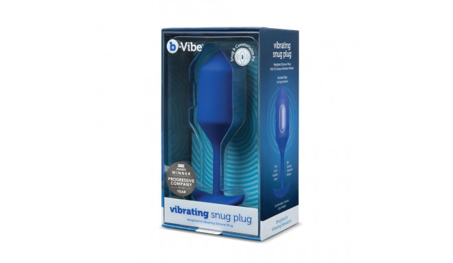 Анальная пробка Snug XL B-Vibe Vibrating Синий