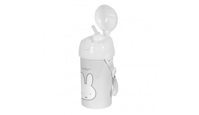 Фляга с крышкой и соломинкой Miffy Niebla Серый PVC 500 ml