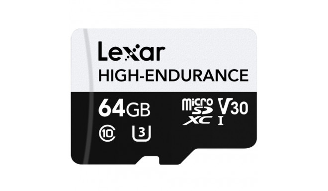 Mikro SD Kaart Lexar High-Endurance 64 GB