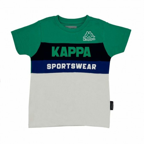 Child's Short Sleeve T-Shirt Kappa 8036M00058 Blue - 14 Years
