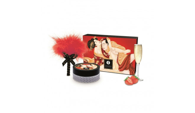 Sensuaalne Puuder Shunga CHAMPAGNE STRAWBERRIES 75 g