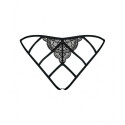 Thong Obsessive Miamor crotchless panties Black Lace L/XL