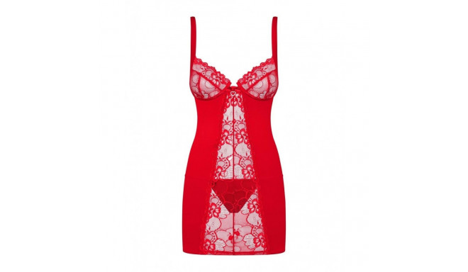 Babydoll Obsessive Heartina Red XXL/XXXL