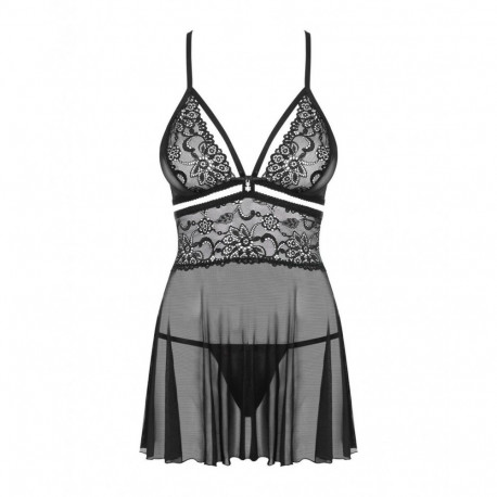 Babydoll Obsessive 838-BAB-1 Black L/XL