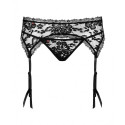 Bikšturi Catia Garter Obsessive Catia Garter S/M Melns