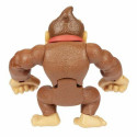 Jointed Figure Jakks Pacific Donkey Kong Super Mario Bros Brown Plastic