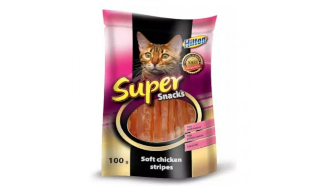 Snack for Cats Hilton Soft chicken stripes Chicken 100 g