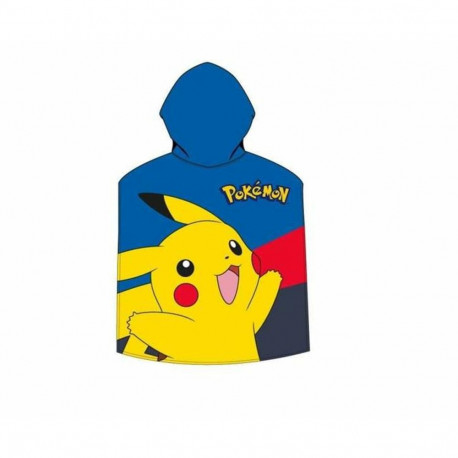 Pončo dvielis ar kapuci Pokémon 55 x 110 cm