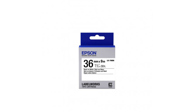 Printer Labels Epson C53S657006 Black Black/White
