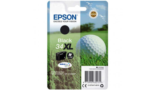 Originaalne Tindikassett Epson C13T34714010 Must
