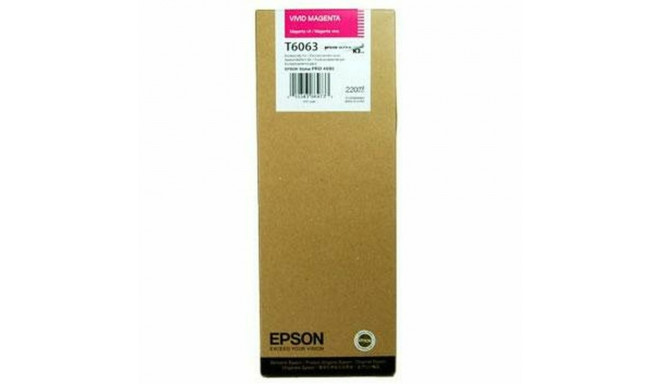 Originaalne Tindikassett Epson C13T606300 Fuksiinpunane