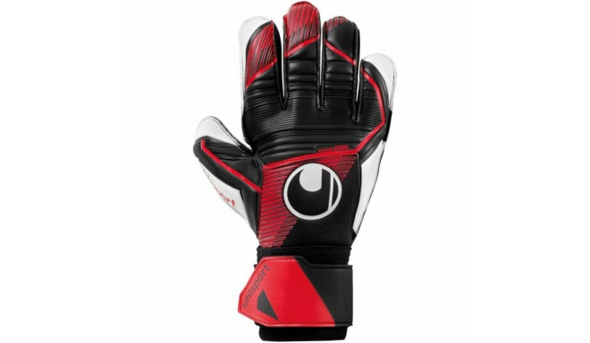 Goalkeeper Gloves Uhlsport Powerline Soft Pro Black Adults - 6