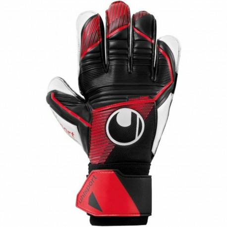 Goalkeeper Gloves Uhlsport Powerline Soft Pro Black Adults - 9
